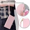 For iPhone Air Case PU Leather Wallet Stand Phone Cover with Crossbody Shoulder Strap