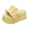 Fairy wind pearl thick-soled cool slippers women summer wear ins tide 2025 new fashion flat beach shoes