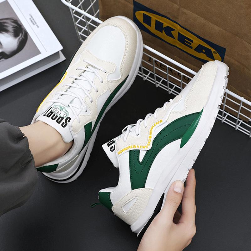 Fashion Men Sneakers Lace Up Casual Shoes for Men 2024 New Outdoor Flat Breathable Vulcanized Tennis Shoes Lightweight Zapatillas Hombre