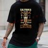 California Club Est 1986 Motorcycle T-Shirt Cotton Men Summer Casual Short Sleeve Round Neck Te