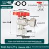 All-Copper Valve Manifold: Three-Way Union, Male/Female Thread Ball Valve for Underfloor Heating and Wall-Hung Boilers