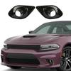 Czarna Dekoracyjna Osłona Lampy Przeciwmgielnej Zderzaka Przedniego Bezel do Dodge Charger 2015+