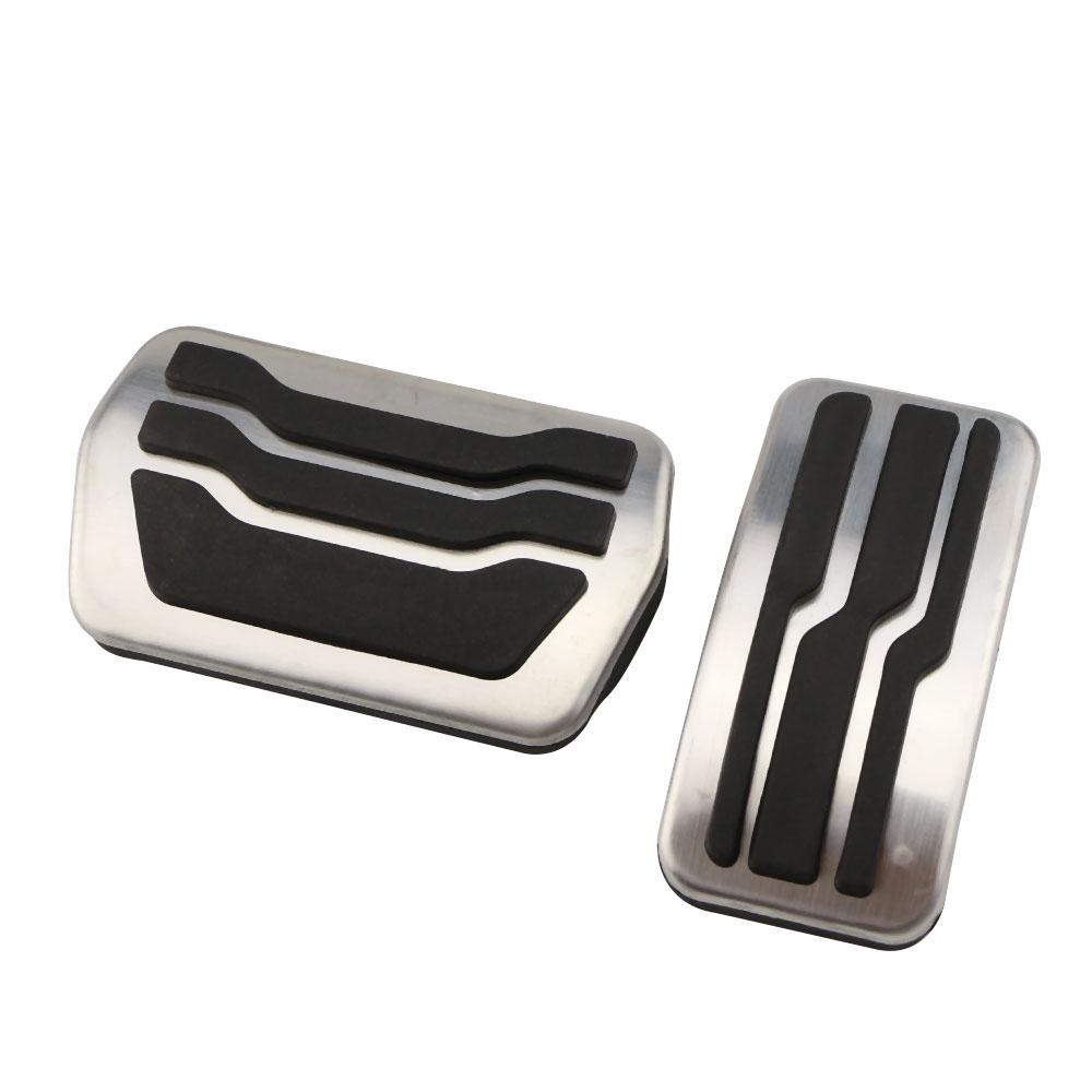 Stainless Steel Acclerator Pedal Covers for Ford Focus MK2 MK3 Kuga Escape 2013-2019 LHD AT MT Car Modification Accessories