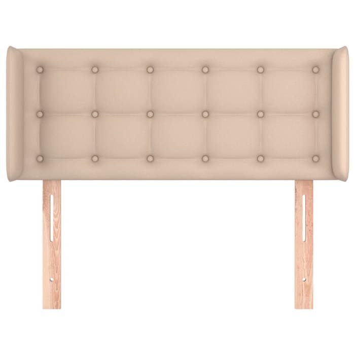 Maison Exclusive - Tête de lit avec oreilles Cappuccino 103x16x78/88 cm Similicuir