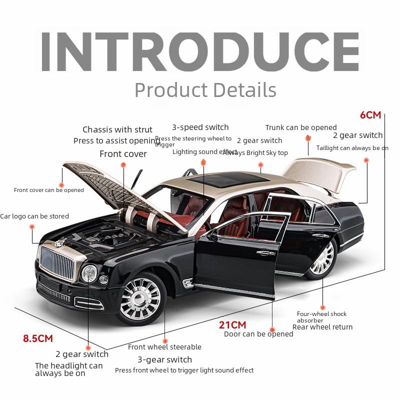 1:24 Scale Mushang Alloy Car Model - Mother & Baby Collection Toy