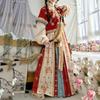 Hanfu de style dynastie Tang chinoise Fournit aux femmes des costumes quotidiens épais pour l'hiver