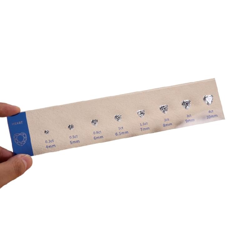 Jewelry Store Accessory Cubic Zirconia Size Comparison Set With Ergonomic Caliper Designs