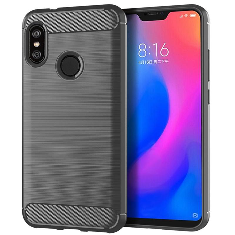 Shockproof Phone Cover for xiaomi A2 Lite Mi A2 lite MiA2 Lite Soft Carbon Fiber Case For redmi 6 pro Redmi6 pro Silicone Case