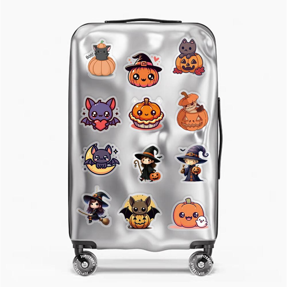 50PCS New Halloween Transparent Stickers - DIY Decor for Phones, Luggage, Journals & Gift Boxes AnimeWorlds Store