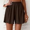 Dámské letní šortky s elastickým pasem - Prodyšné a pohodlné, Multifunkční na pláž, na piknik, pro volný čas, Elegantní vzhled, Měkká tkanina