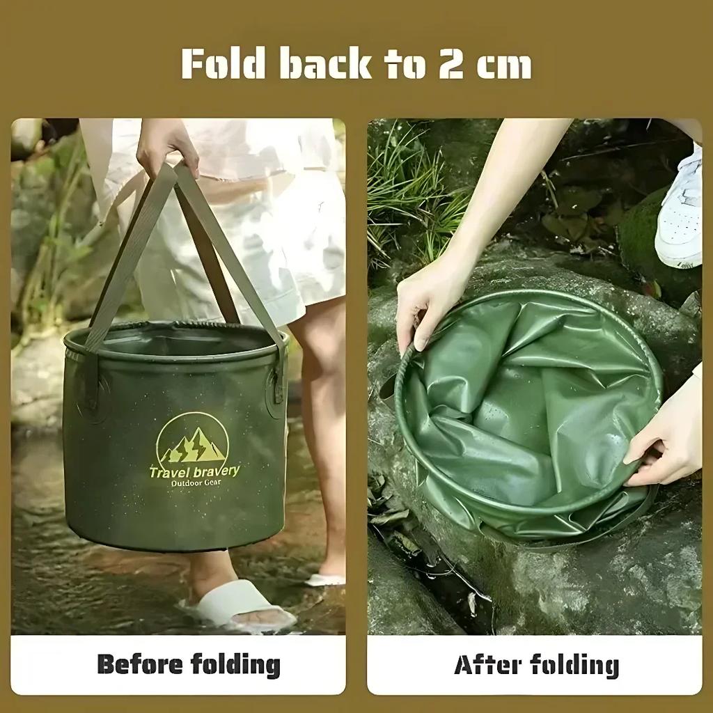 5/10/20L Faltbarer Wassereimer Tragbarer Outdoor Faltbarer Aufbewahrungsbehälter für Camping Wandern Strand Picknick Aufbewahrungskorb