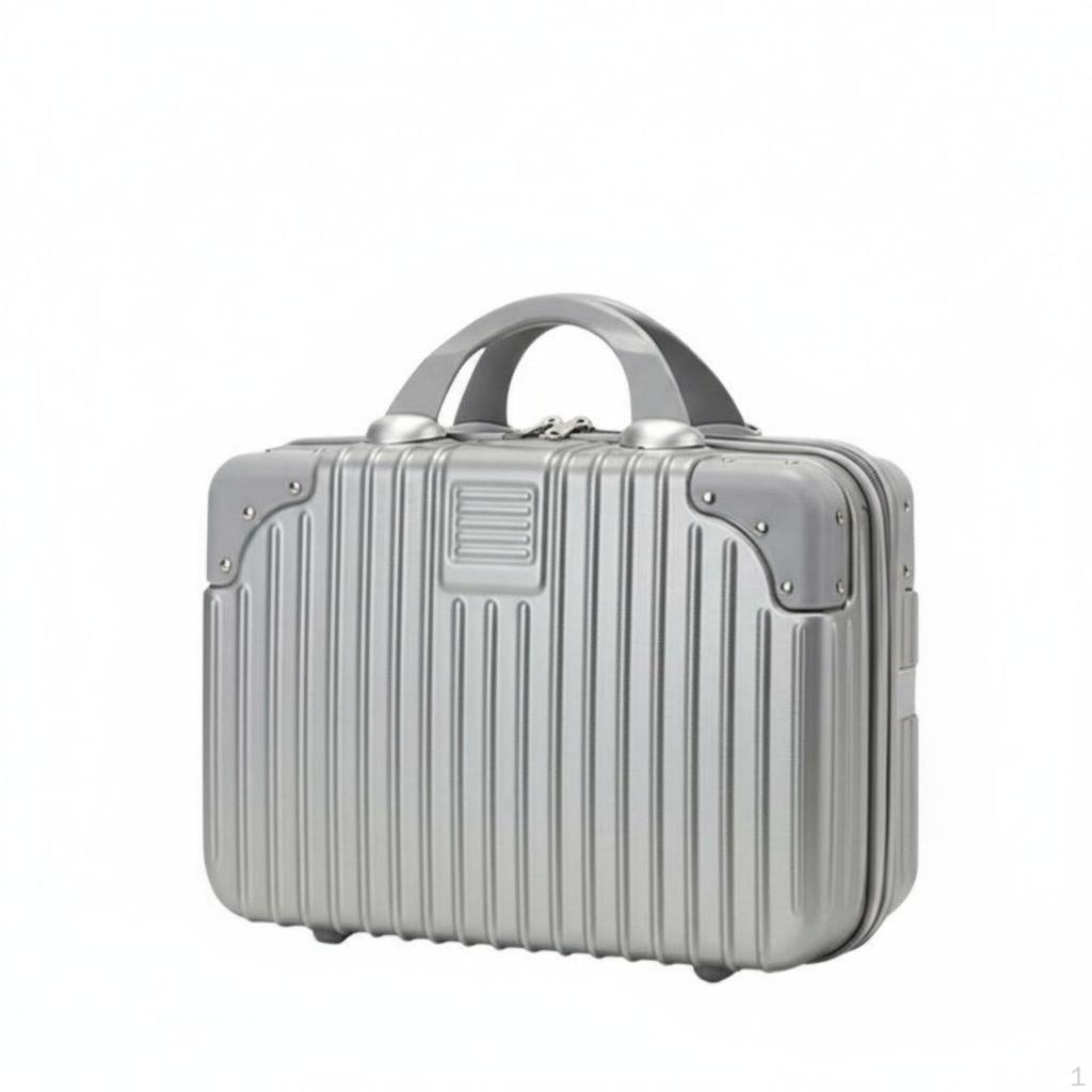 Mini Suitcase Makeup Case Lightweight Hard Shell Cosmetic Multifunctional Portable Toiletry Box