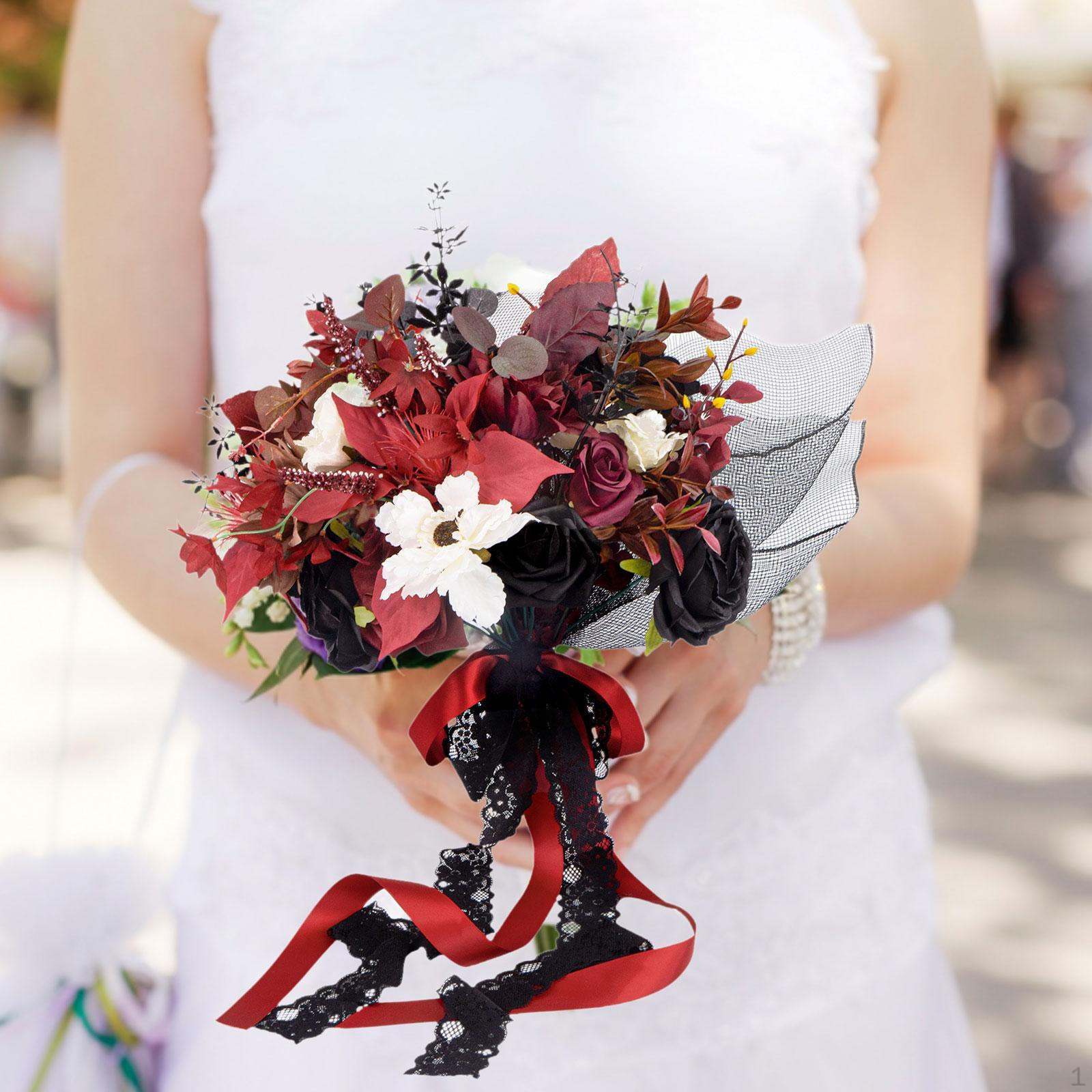 

Свадебный букет Искусственная центральная композиция Подарок на день рождения Фотореквизит Реалистичные шелковые цветы Свадебный