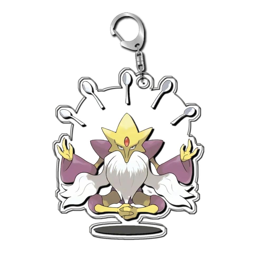 Keychain For Pokemon Charizard Houndoom Mewtwo Gyarados Latias Blaziken Anime Game Collection Anime Peripheral DIY Toy Gift