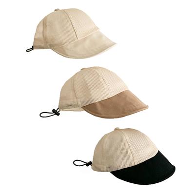 Cappellini da baseball per bambini alla moda Cappellini estivi per bambini regolabili da viaggio in rete per bambini Cappelli estivi per ragazze Ragazzi 1-4 anni