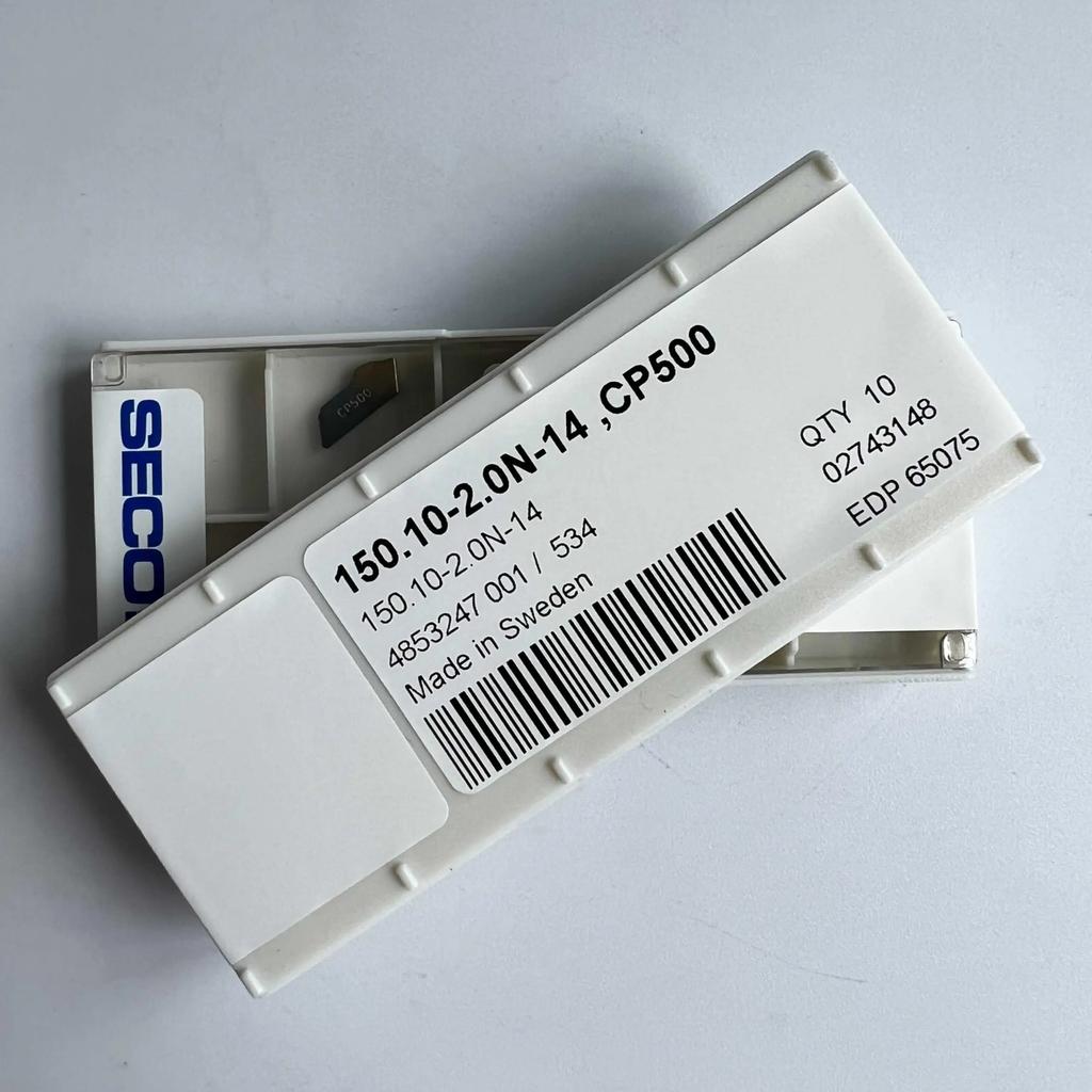 Seco / 150.10-2.0N-14,CP500 /Original Genuine CNC Alloy Blade 10 PCS