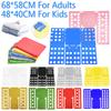 68cm/48cm Plastic Clothes Folding Board Durable Laundry Folder Easy Fast Shirt Folding Board Home Storage Tool for Adults Kids