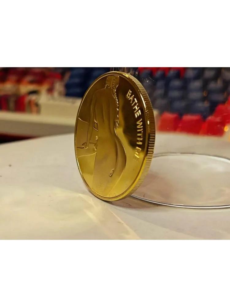 Deep Relief 1881 American Beauty Flower Skull Coin Silver Dollar Micro Seal Collection