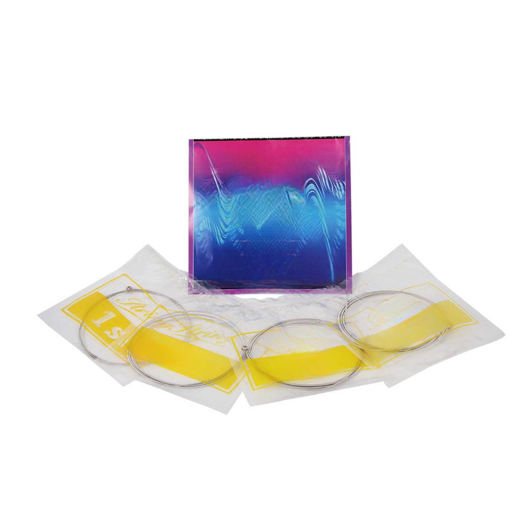 Pure Nickel 4 Set Strings 045 105 Inch Round Wound Heavy Duty Studio Grade Long Life