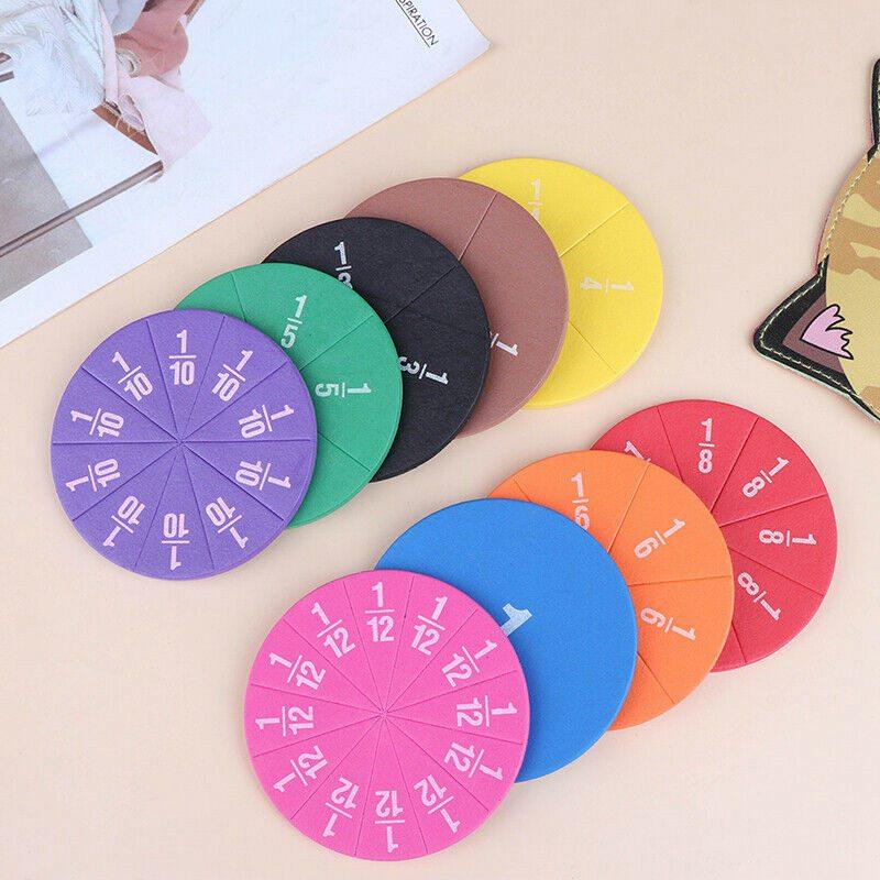Education Science Forum Early Education Learning Learning Score Mathematics Teaching Round Fraction Tiles Magnetic