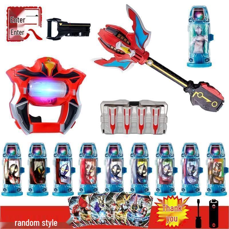 Geed Rising Holder Luminous Capsule Claw Transformation Device & Toy Glasses Set for Kids