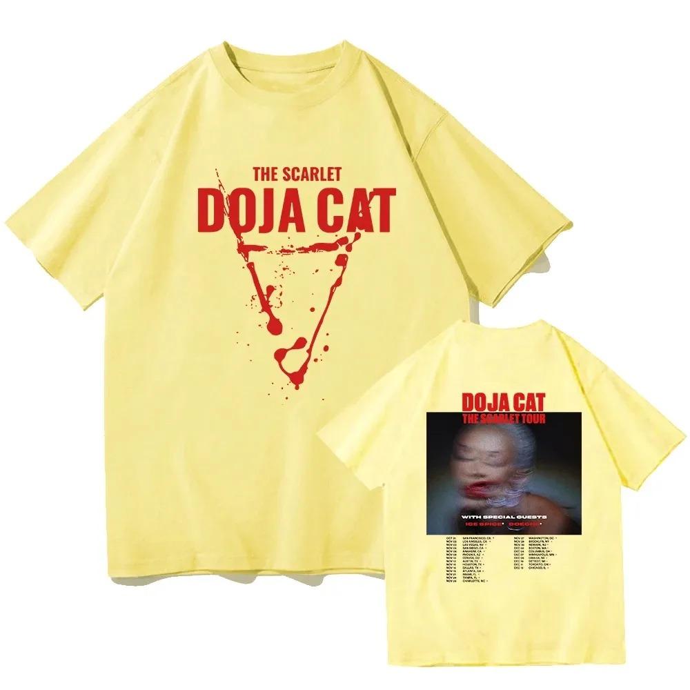

Hot Sale The Scarlet Doja Cat Poster Graphic Print T-Shirt Men Women Streetwear Hip Hop Harajuku Fashion Cotton Casual Oversized Top Summer New Tee XXXL темно-синього кольору