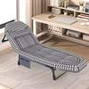 Office Nap Cot, Foldable Nap Bed for Indoor, Home and Office - Adjustable Tilt Angle, Length 200cm, Reinforced Metal Bracket