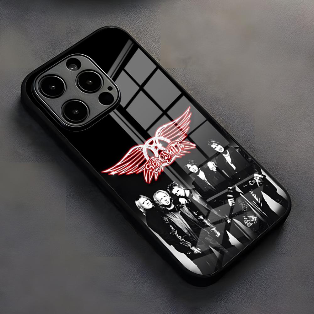 

Punk Aerosmith Rock Cool Phone Case For IPhone 17 Pro Max 16 15 14 Pro Max 13 11 X Xs Xr 8 7Plus Silicone Cover iPhone 11 Pro