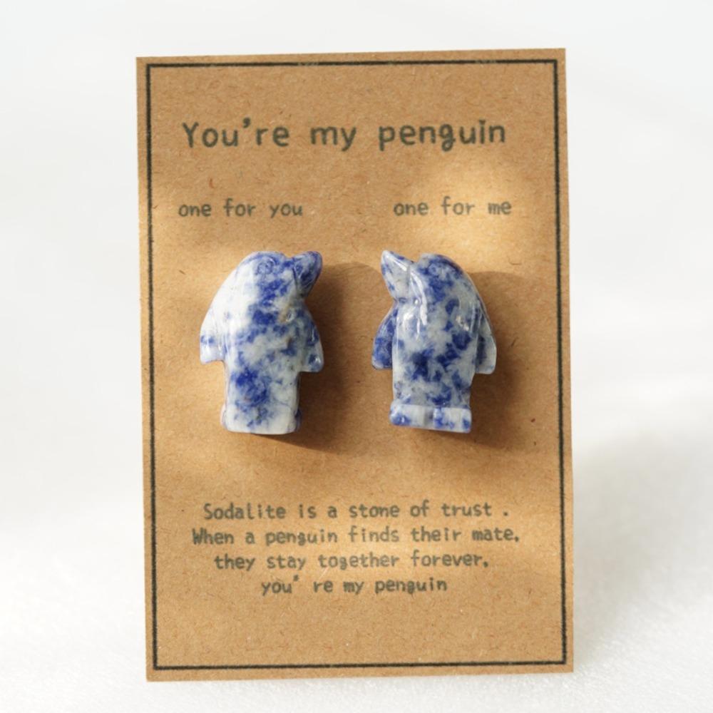 1 Paar Romantischer Stil Pinguin Geschenk Andenken Qualität Pinguinform Jubiläumsgeschenk Passendes Paar Andenken Für Ihn & Sie