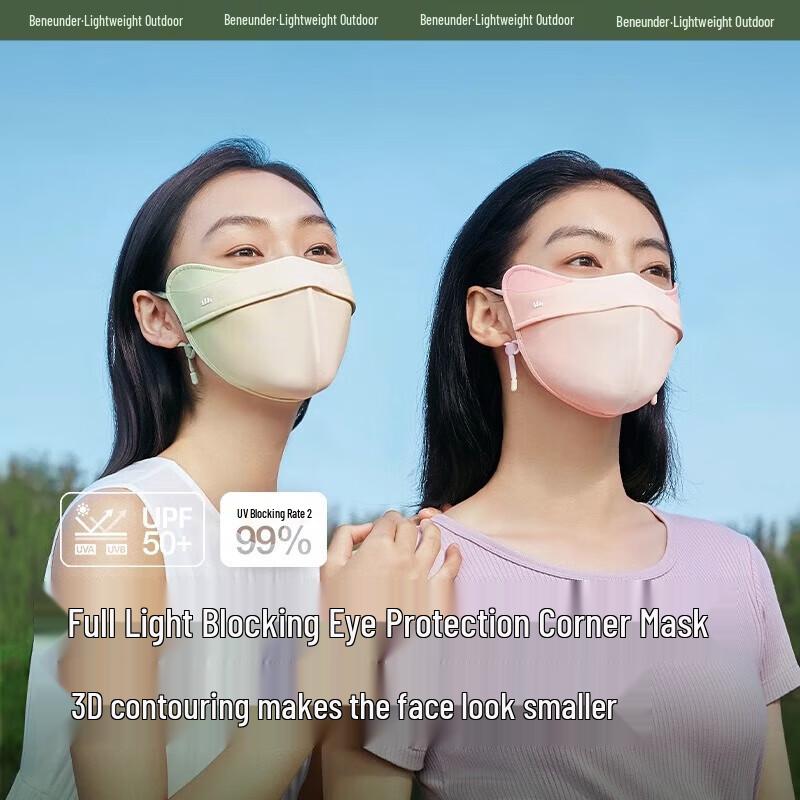 Beneath The Sun Ice Island Series Wide Eye Corner UV Protection Mask