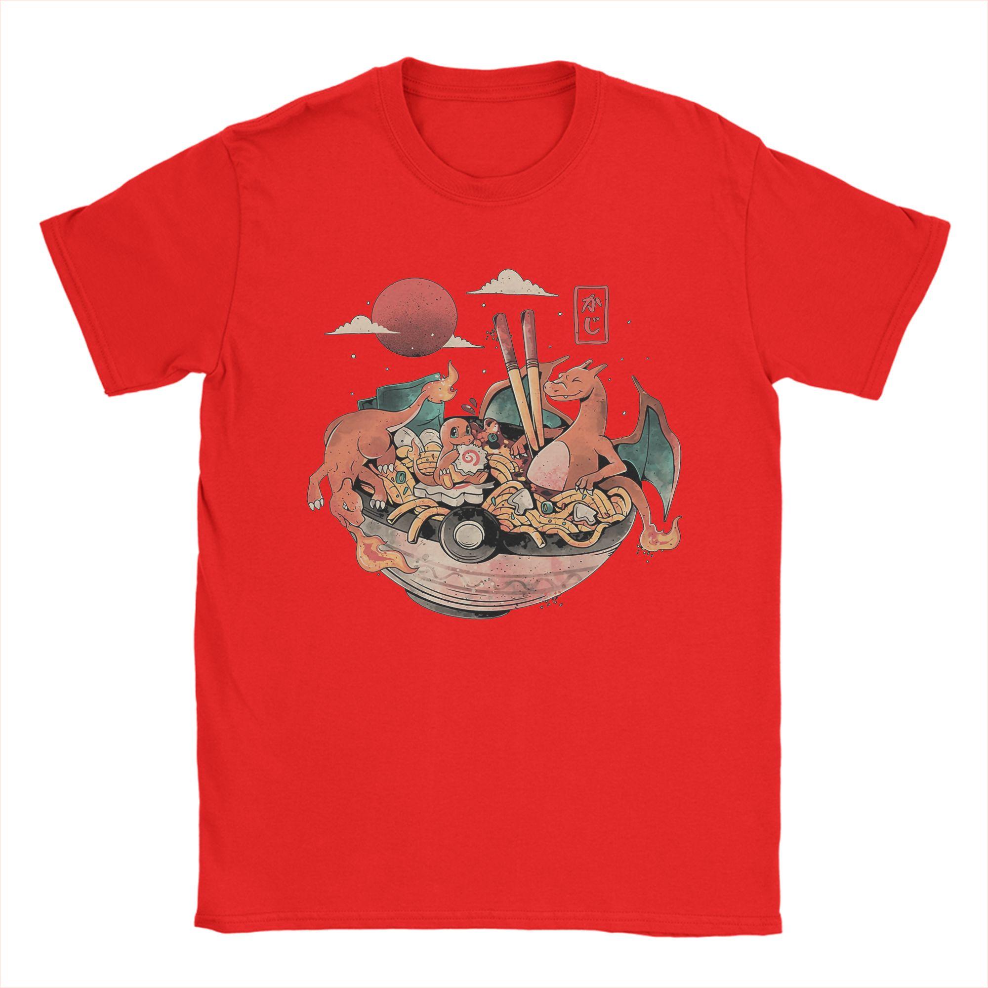 

Vintage RaUnisex Fire Bowl PPokemon TShirts for Unisex Crew Neck 100 Cotton T Shirt Short Sleeve Tee Shirt Gift Idea Clothes S