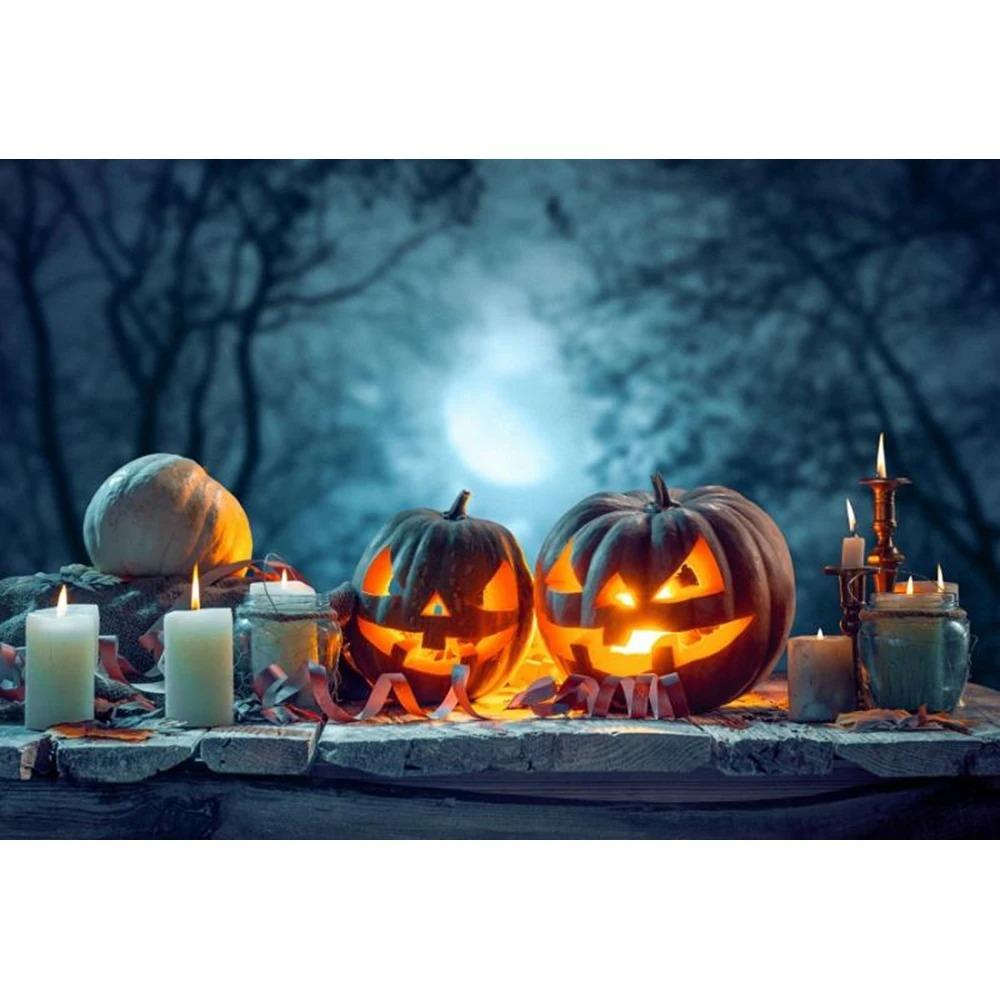 Halloween Decoration Hanging Cloth Pumpkin Lantern Hanging Cloth Home Party Room Decoration