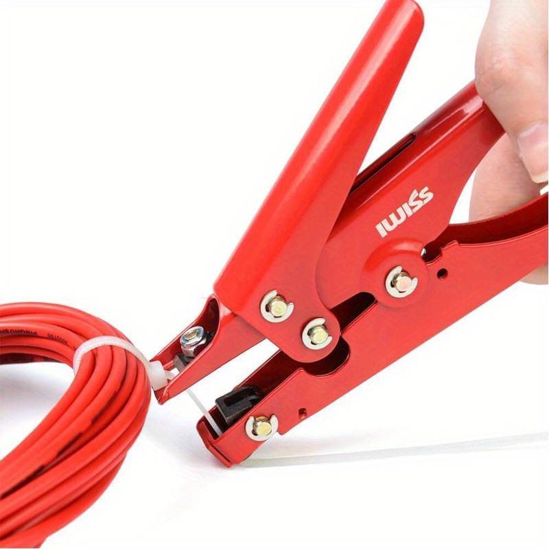 1 Pc The Red Clamp Gun Holds The 2.4-9mm Wide Nylon Cable To Secure and Cut Into A Tool and Special Hs-519 Cable