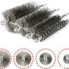 Adjustable Chimney Cleaning Brush Head Telescopic Rod For Flue Pipe Dust Removal Tasks
