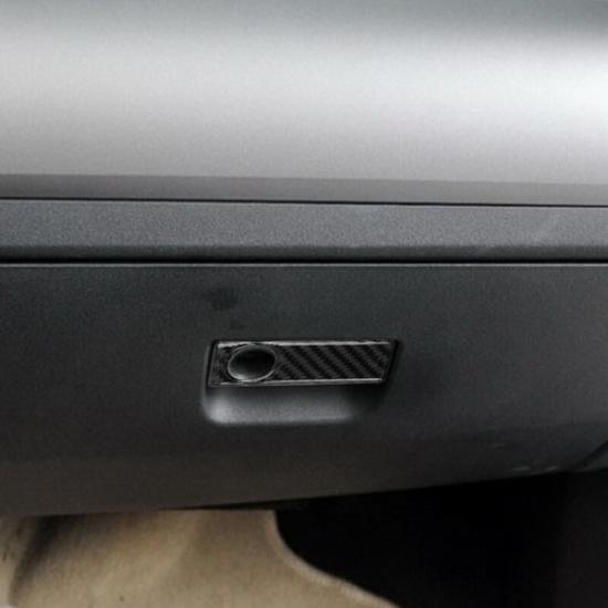 For Mazda MX-5 Miata 2009-15 Carbon Fiber Copilot Storage Box Switch Cover Trim