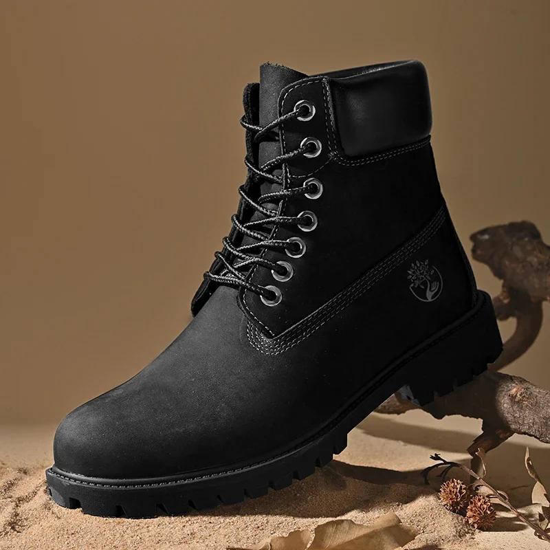 Módní párské motorkářské boty, ležérní kožené, s prošíváním, kotníkové boty, zimní bavlněné teplé, mladistvá móda, protiskluzové, trendy, univerzální, populární model