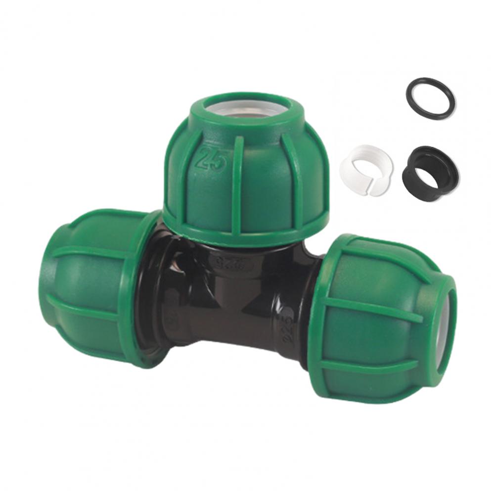 Quick In-Line Tap Connector Garden Hose Connector with Corrosion Resistant 3-way Pipe Fittings Universal Leakproof for Outdoor