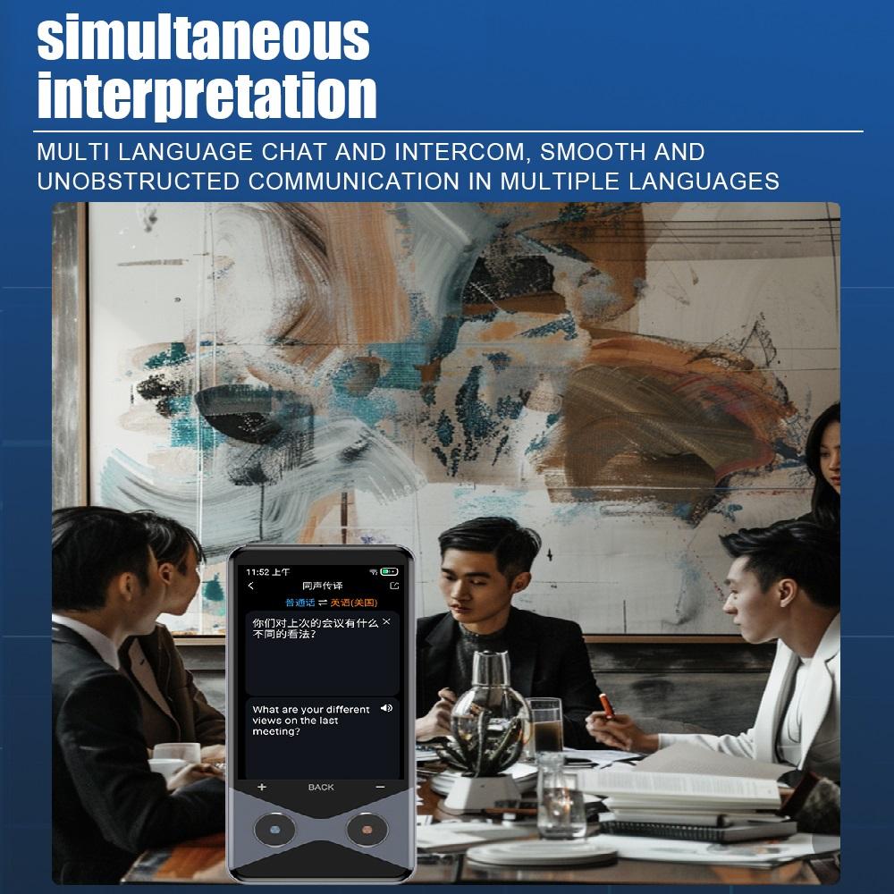 AI Smart Translator, Offline Photo Translator, 3.7-inch 4G/WIFI/Hotspot Multilingual Translation