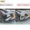 Chrome Front Fog Lamp Light Eyebrow Cover Trim For Hyundai Tucson - New