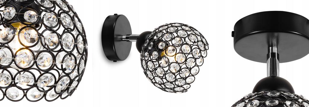 LOFT CEILING LAMP JOINT BALL CRYSTAL LED