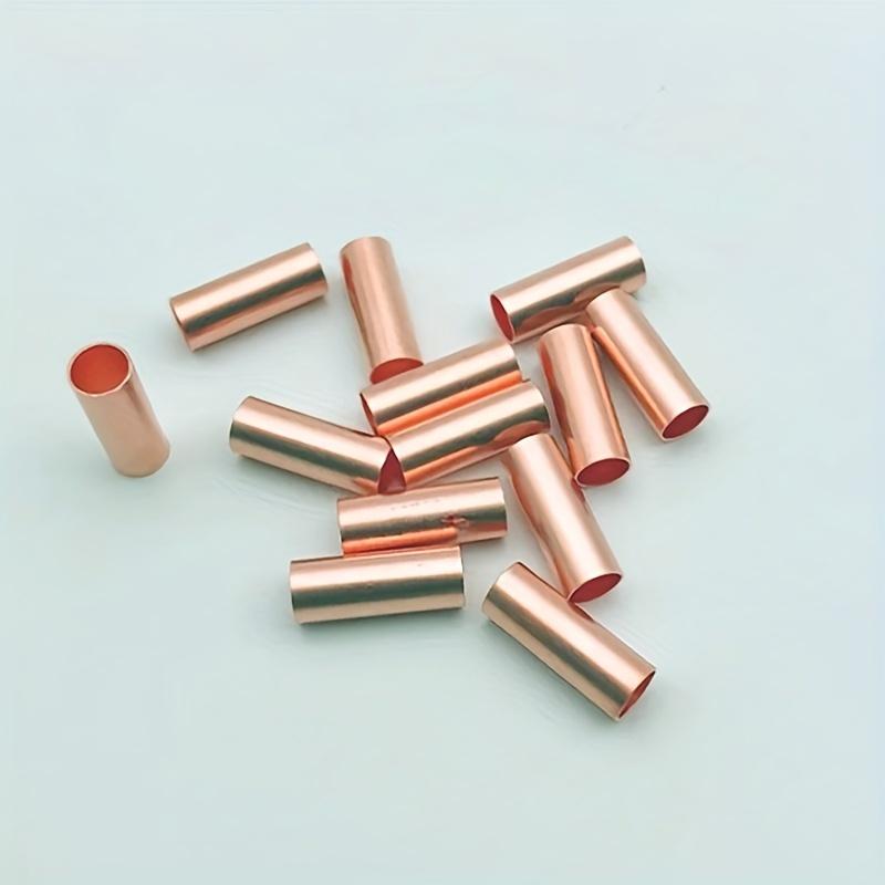 100 Buc Țeavă de Presiune Conexiune Directă Cupru Presat la Rece Țeavă de Legătură Îmbinare Fir Tub Mic de Cupru Îmbinare Intermediară