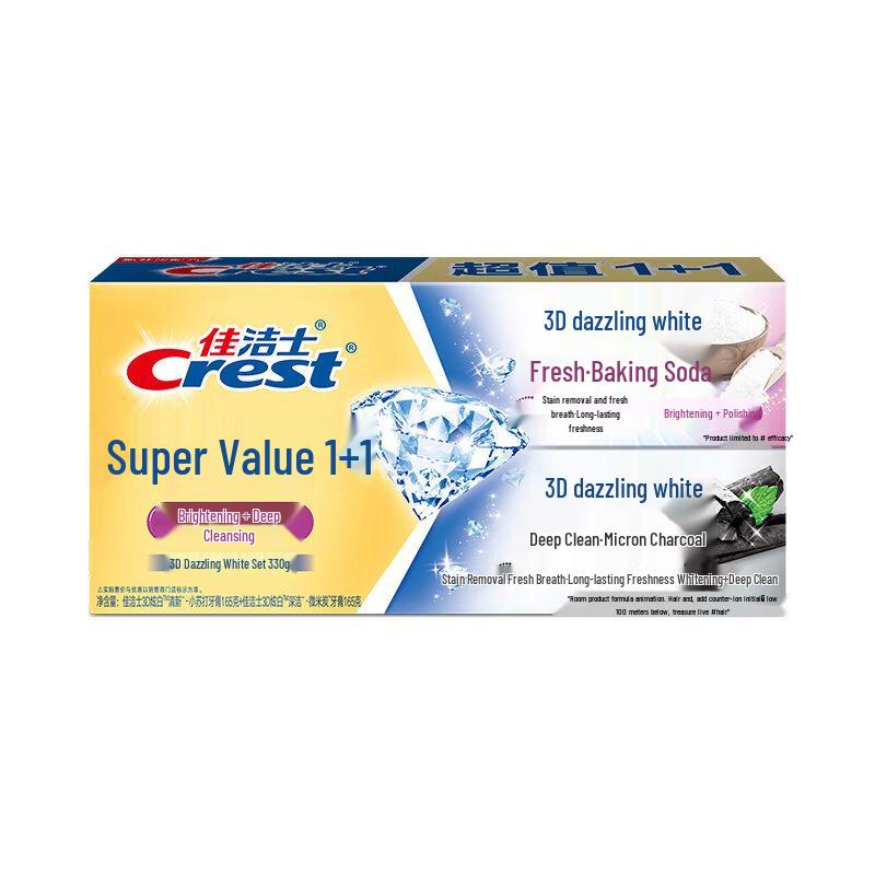 Зубная паста Crest 3D White Fresh Breath, двойная упаковка
