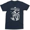 Funny Men's Skiing T Shirt Old Man Skier Gift Dad Grandad Birthday Present