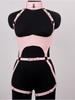 Sex Toys for Women Flirting Adjustable Erotic Handcuffs Neck Ankle Bondage Harness Open  Adult Couple Slave Restraints