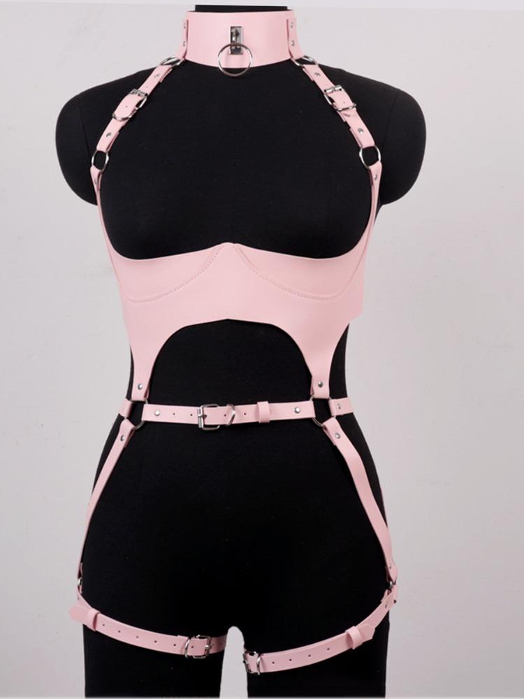 Sex Toys for Women Flirting Adjustable Erotic Handcuffs Neck Ankle Bondage Harness Open  Adult Couple Slave Restraints