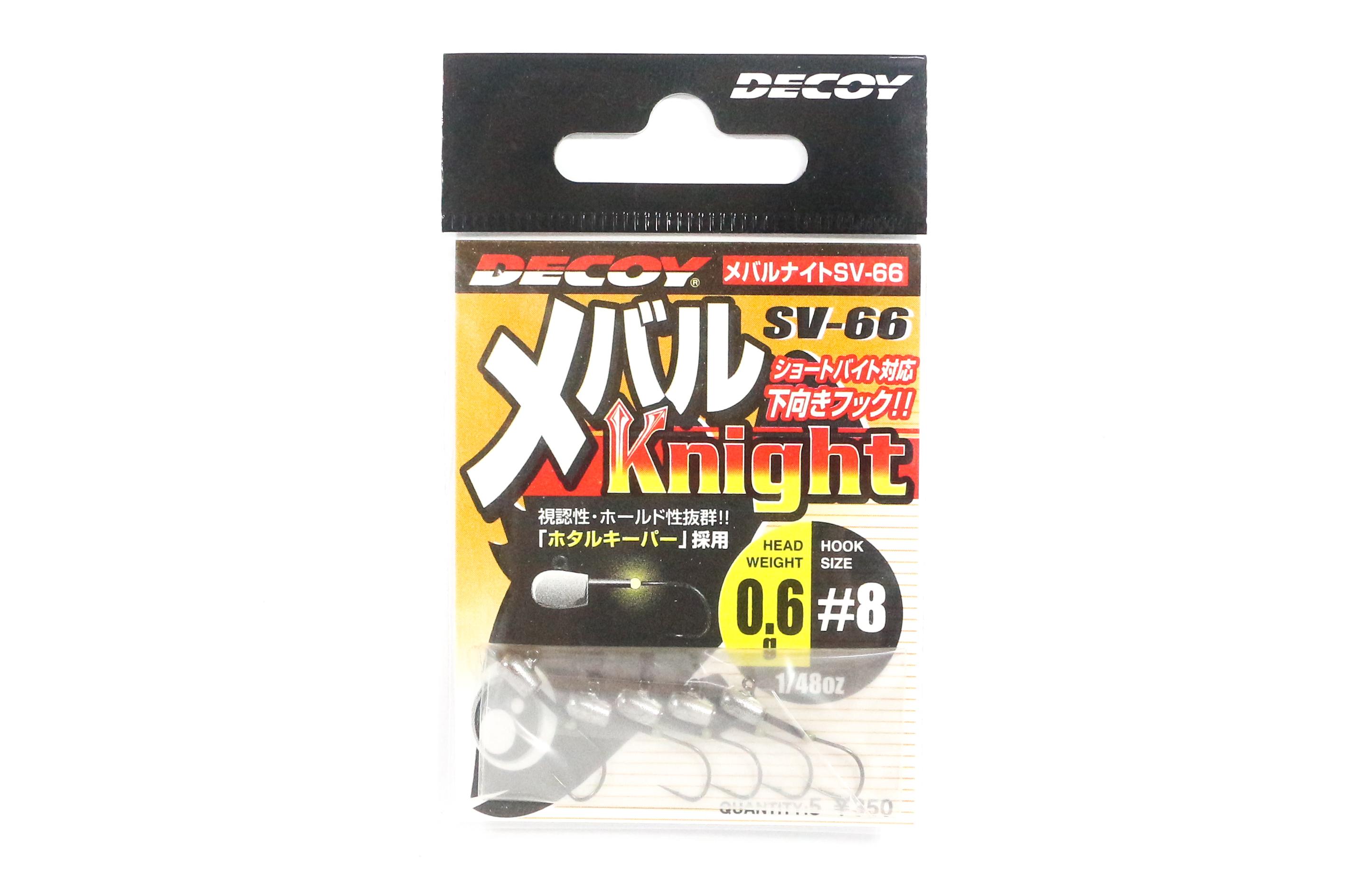 

Джиг-головка Decoy SV-66 Mebaru Knight, размер 8, 1/48 унции (1016)