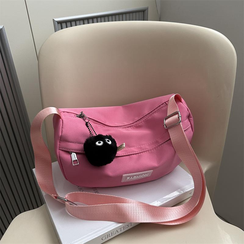 Large Capacity Fashionable Casual Bag Spring New Fashionable One Shoulder Crossbody Bag Korean Style Versatile Dumpling Bag Women's Bag