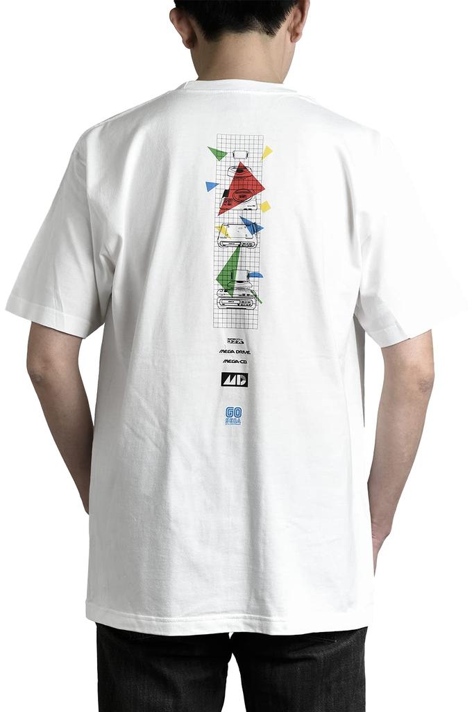Sega 60th Anniversary T-Shirt (Mega Drive) White - Small [Officially Licensed Product] Graft Gaming Life GGL016-WHT-S