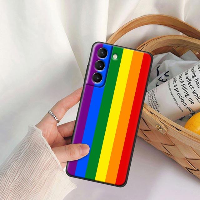 Gay Pride Flag Lesbians LGBT Rainbow Phone Case For Samsung Galaxy S25 S24 FE S23 S20 S21 FE S26 S22 Ultra S24 Plus Cases Covers