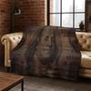 Cartoon Dollar Euro Money Rich Flannel Blanket Soft Warm Throw Blanket for Bedroom Living Room Bed Travel Camping Picnic Gift